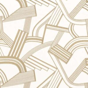 Tissu géométrique Années folles Camengo