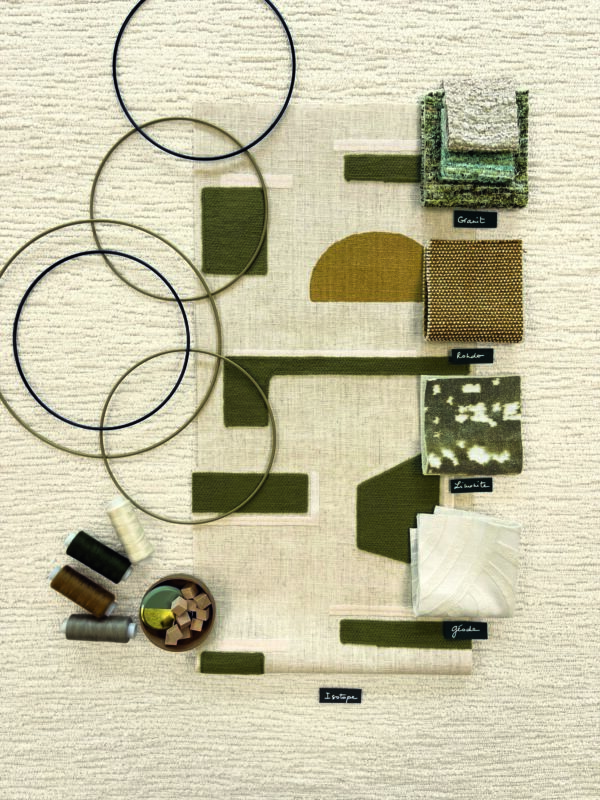 Tissu géométrique Isotope Camengo