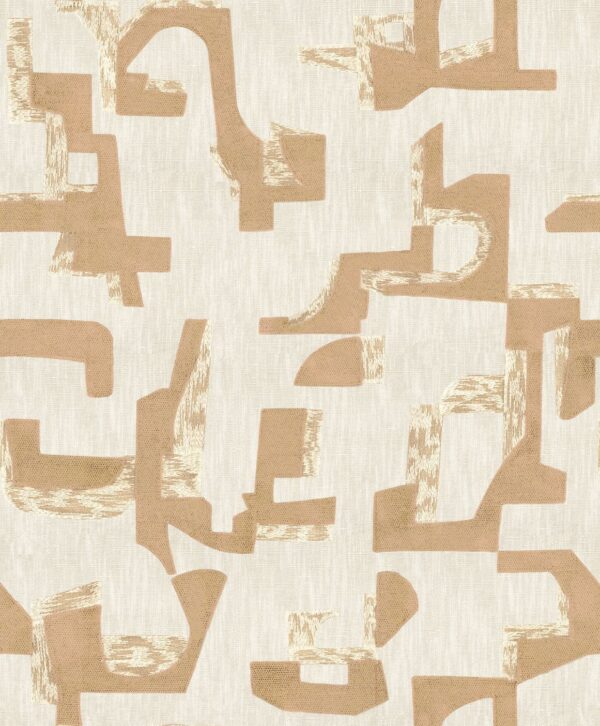 Tissu géométrique Colorado Casamance 1