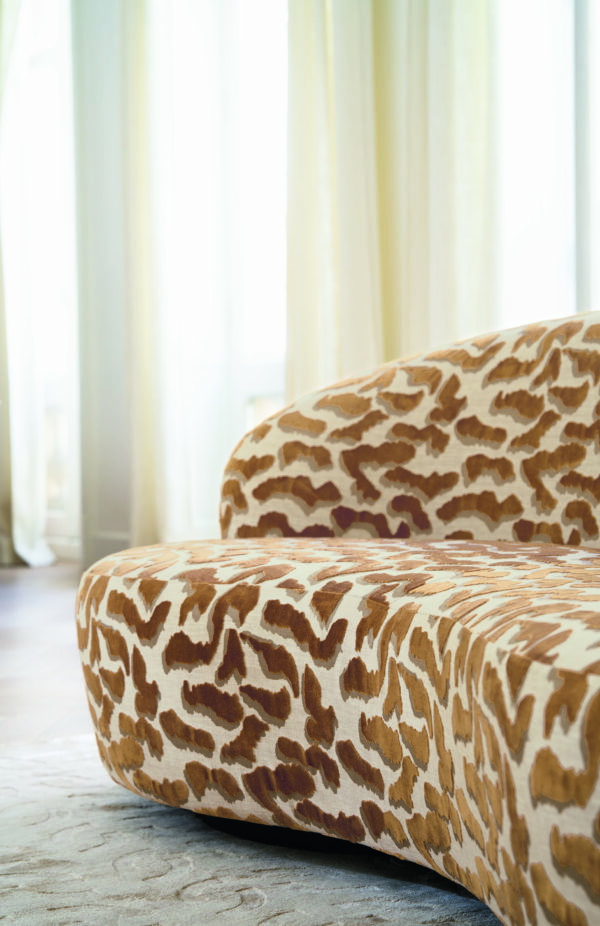 Tissu géométrique Nimbus Casamance