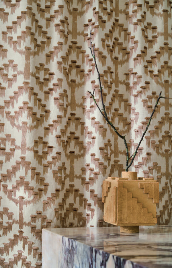 Tissu géométrique Akame Casamance