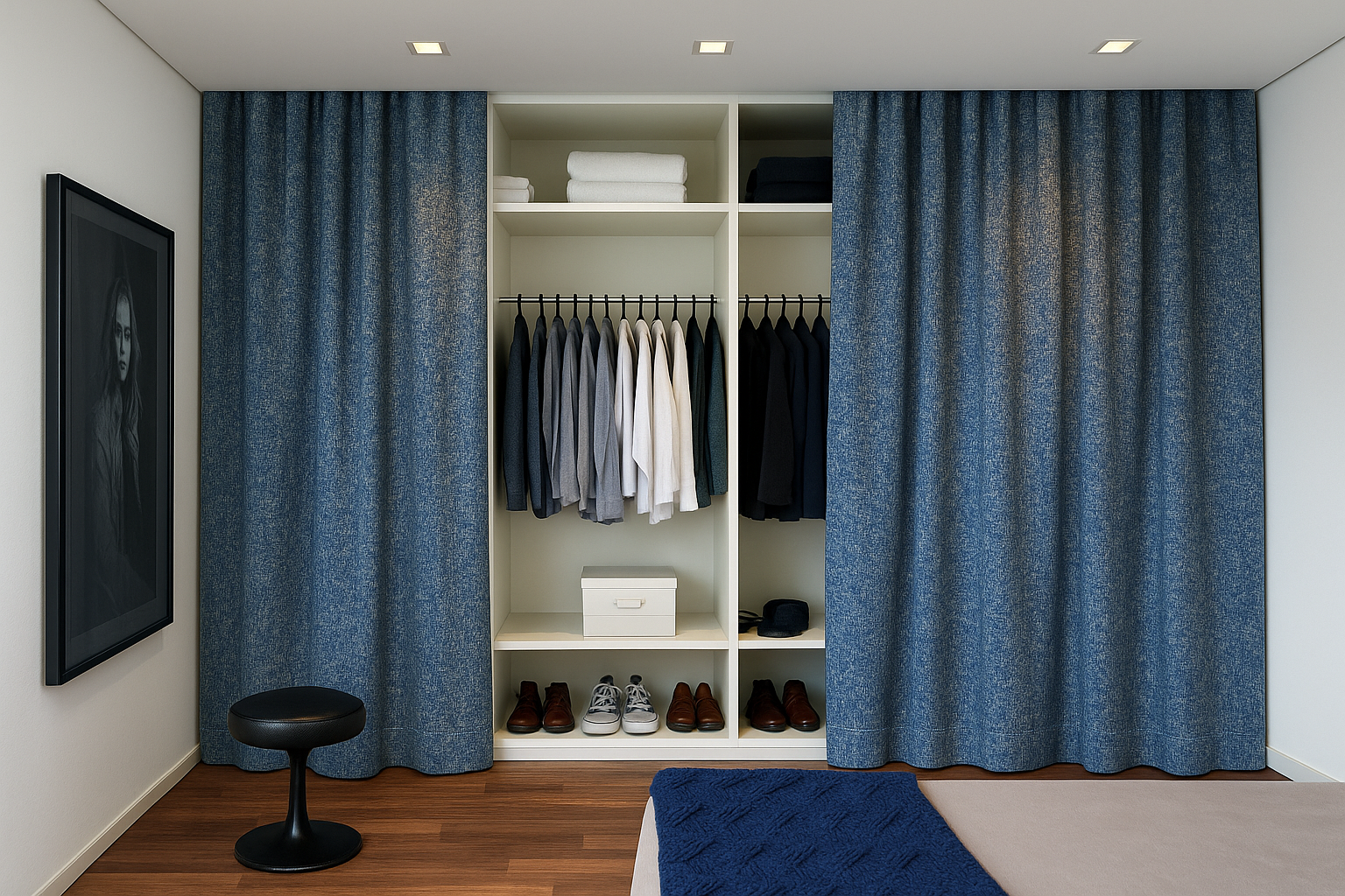 Rideaux de dressing