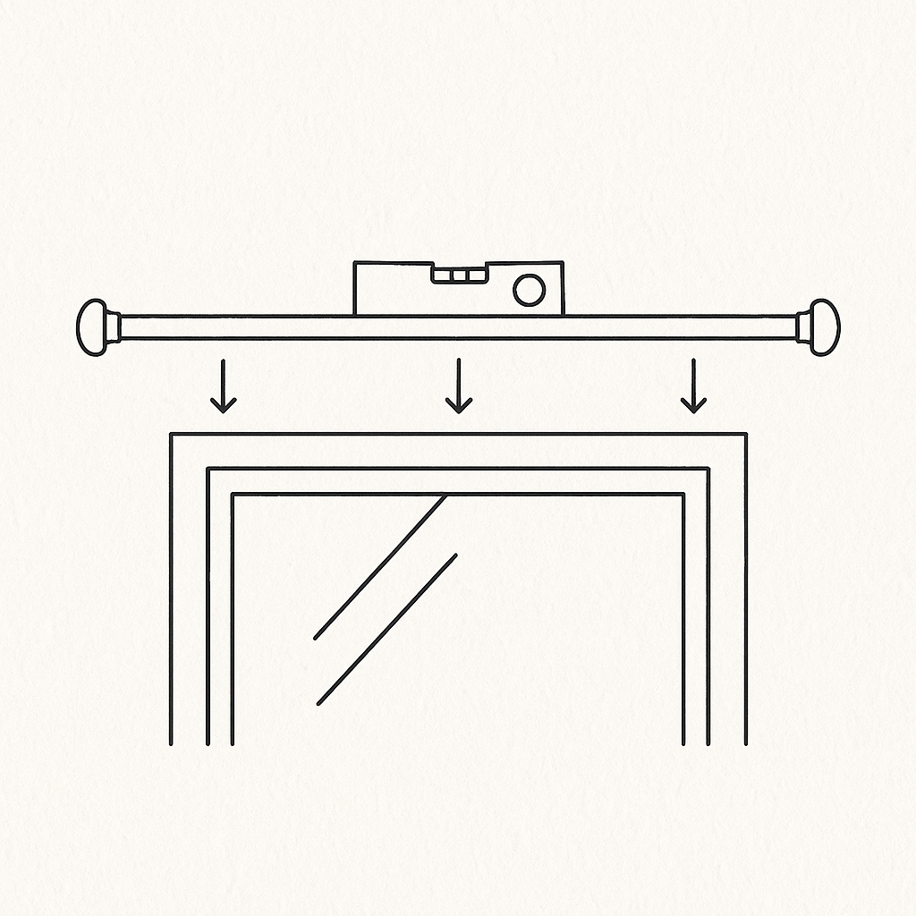 Comment poser facilement des rideaux à œillets : le tuto en 4 étapes simples 1 Poser rideaux à œillets étape 1