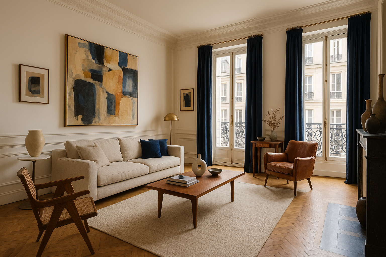 Couleurs cosy salon