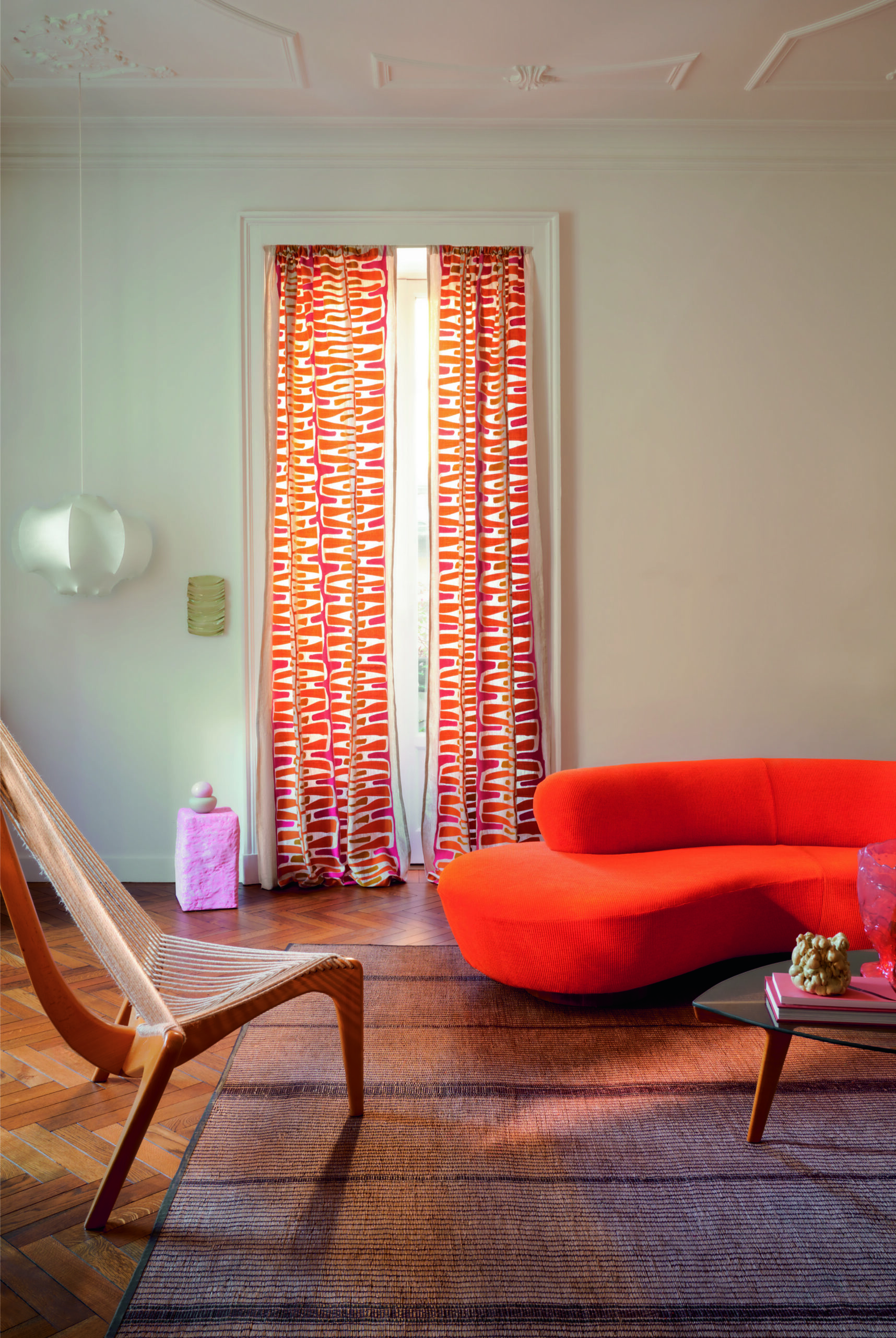 Tissu géométrique Morrison Élitis