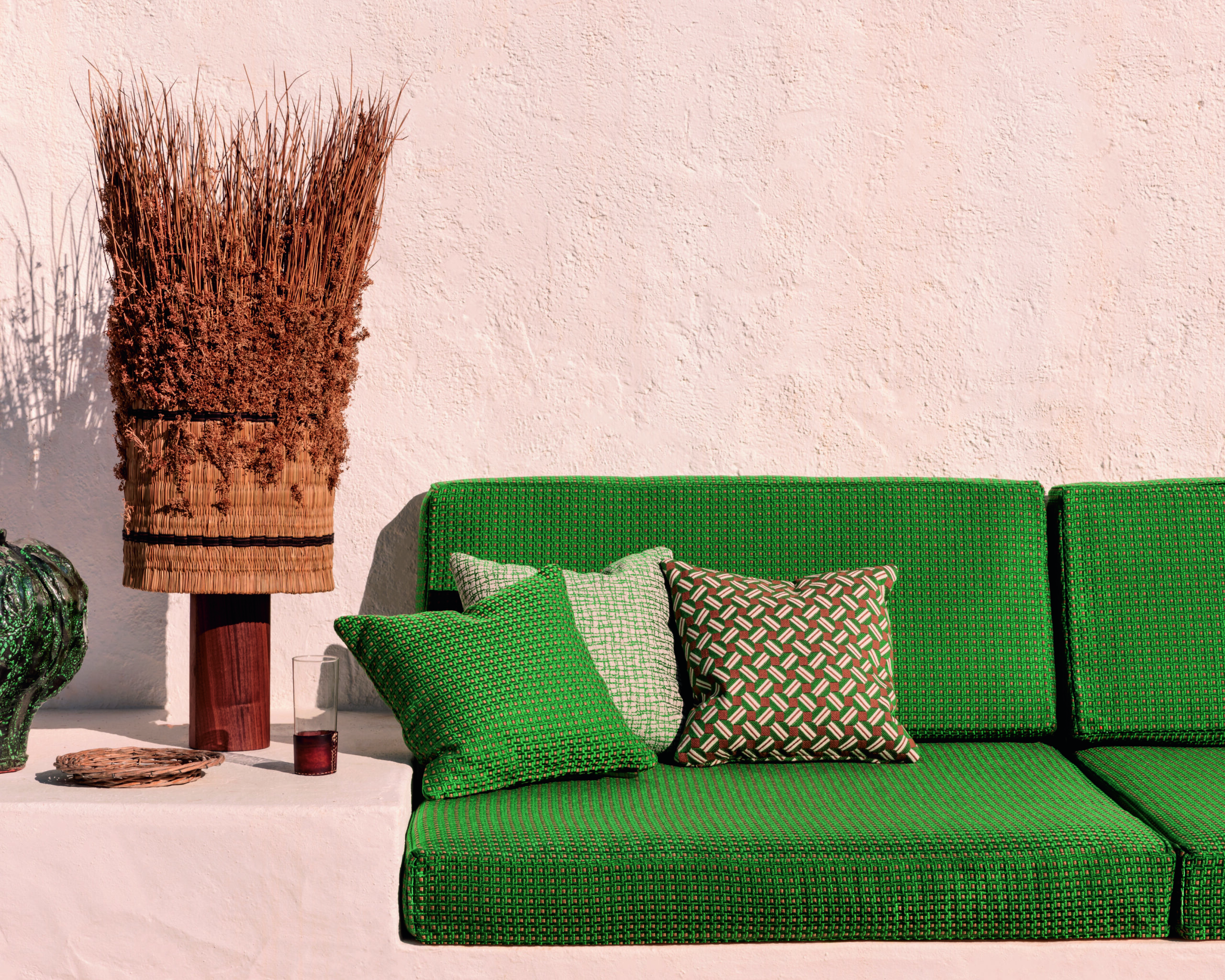 Tissu géométrique Mata Élitis