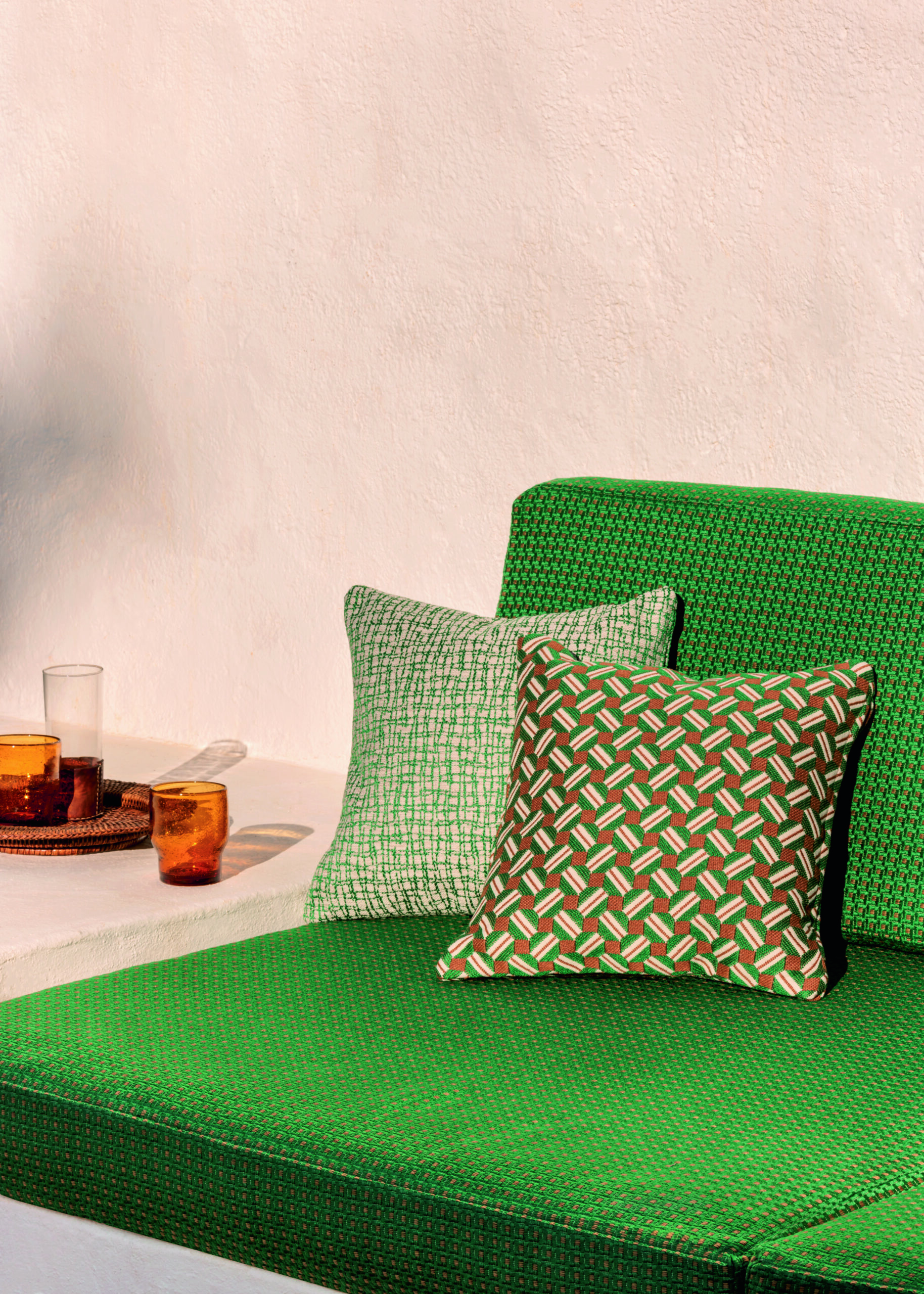 Tissu géométrique Mata Élitis