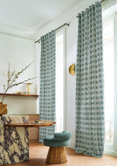 Tissu géométrique Vibrations Casamance