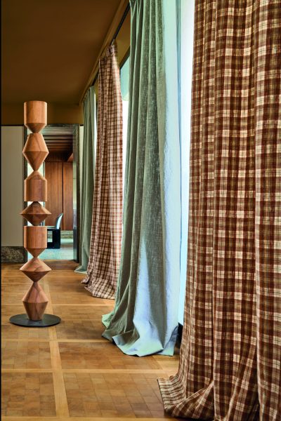 Tissu carreaux Sillage Casamance